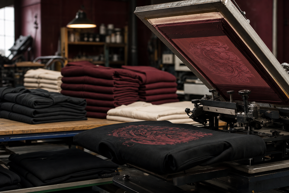How long custom merch takes to produce