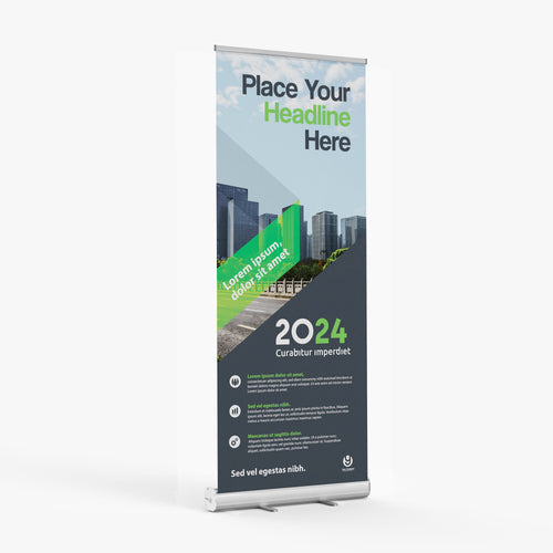 Standard Retractable Banner Stand 33x81