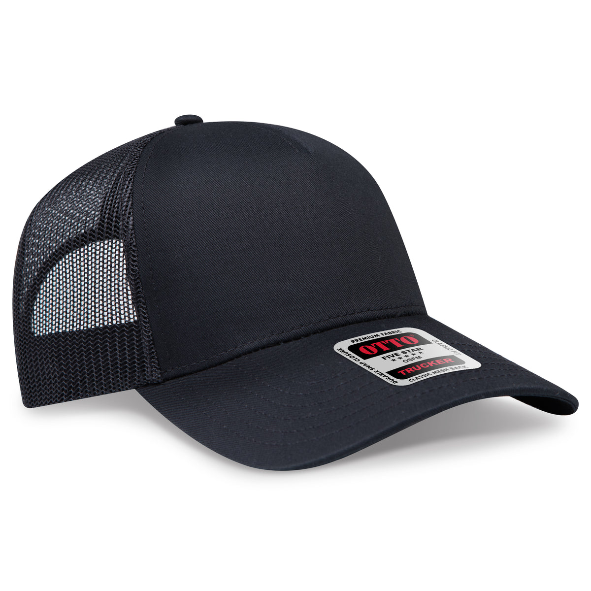 OTTO CAP® 5 Panel Low Profile Mesh Back Trucker Hat