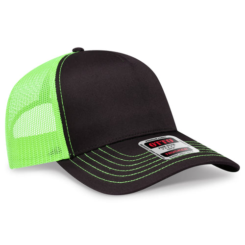 OTTO CAP® 5 Panel Low Profile Mesh Back Trucker Hat