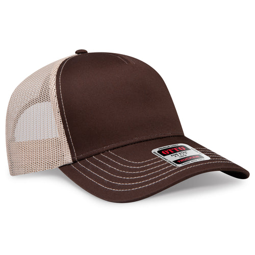 OTTO CAP® 5 Panel Low Profile Mesh Back Trucker Hat
