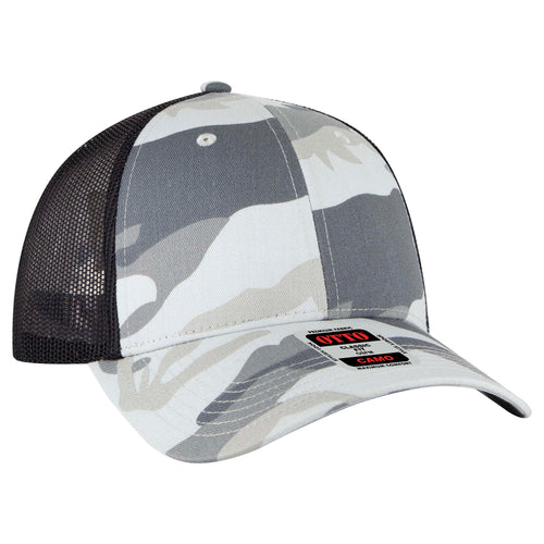 OTTO CAP® Camouflage 6 Panel Low Profile Mesh Back Trucker Hat