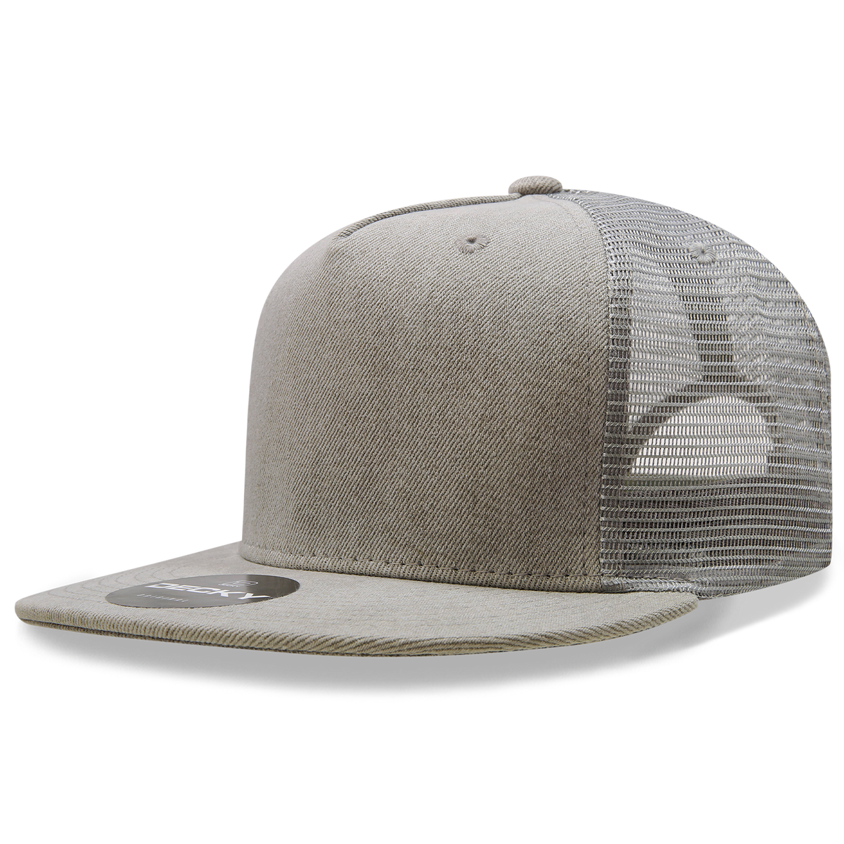 5 Panel High Profile Structured Denim Trucker