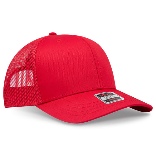OTTO CAP® 6 Panel Mid Profile Mesh Back Trucker Hat