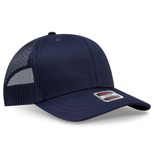 OTTO CAP® 6 Panel Mid Profile Mesh Back Trucker Hat