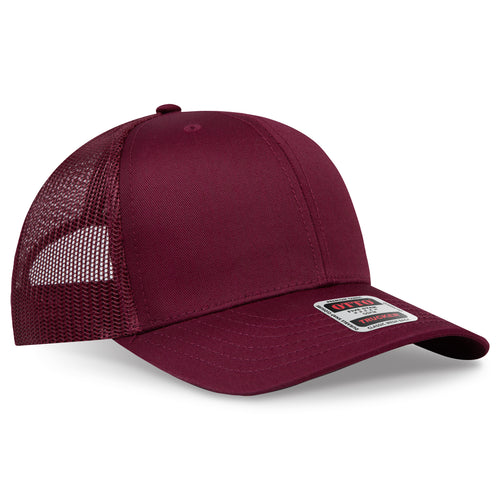 OTTO CAP® 6 Panel Mid Profile Mesh Back Trucker Hat