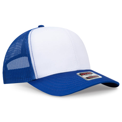 OTTO CAP® 6 Panel Mid Profile Mesh Back Trucker Hat