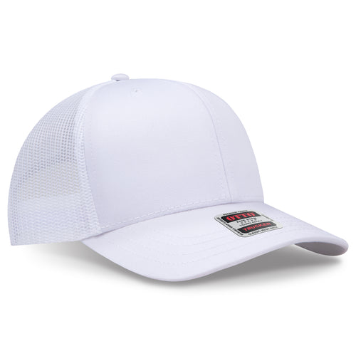 OTTO CAP® 6 Panel Mid Profile Mesh Back Trucker Hat