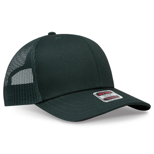 OTTO CAP® 6 Panel Mid Profile Mesh Back Trucker Hat