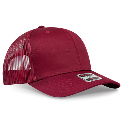 OTTO CAP® 6 Panel Mid Profile Mesh Back Trucker Hat