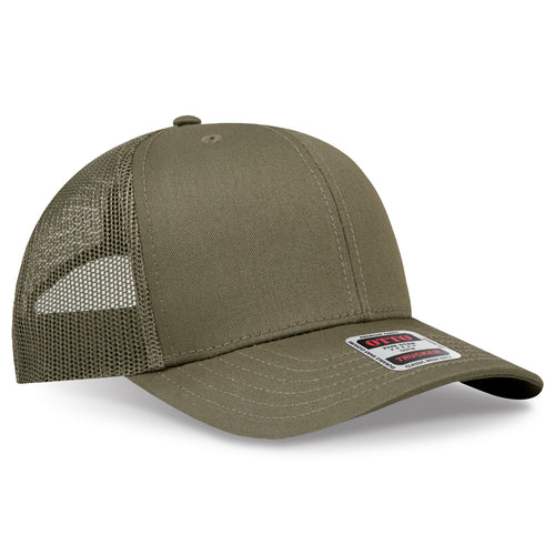 OTTO CAP® 6 Panel Mid Profile Mesh Back Trucker Hat