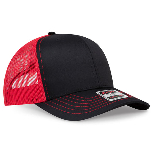 OTTO CAP® 6 Panel Mid Profile Mesh Back Trucker Hat