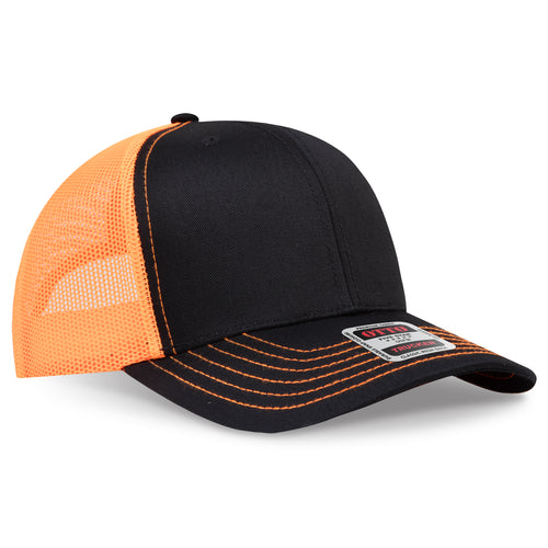 OTTO CAP® 6 Panel Mid Profile Mesh Back Trucker Hat