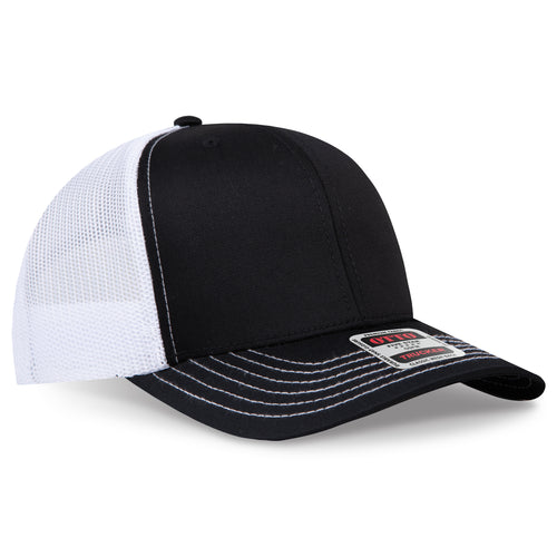 OTTO CAP® 6 Panel Mid Profile Mesh Back Trucker Hat