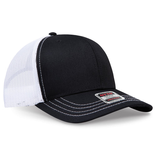 OTTO CAP® 6 Panel Mid Profile Mesh Back Trucker Hat