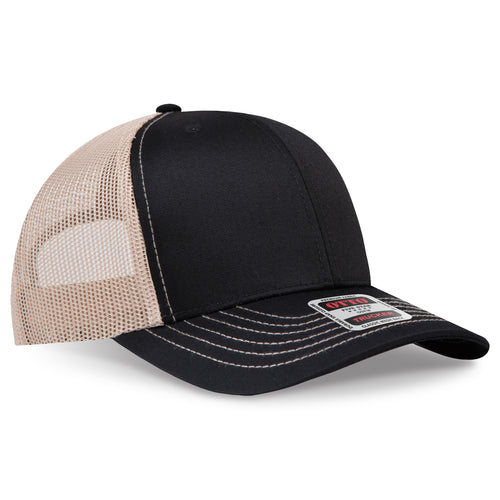 OTTO CAP® 6 Panel Mid Profile Mesh Back Trucker Hat