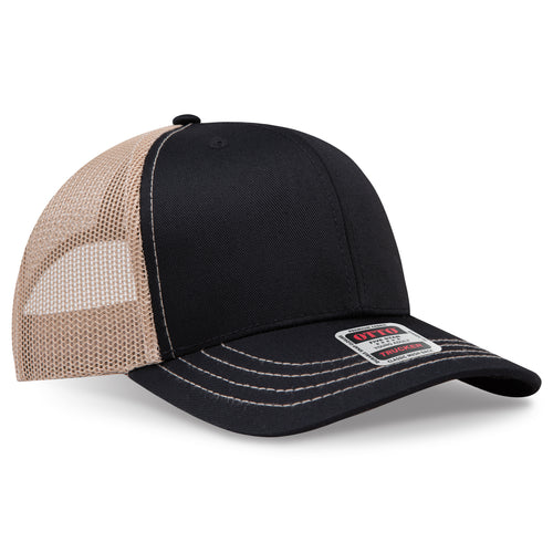 OTTO CAP® 6 Panel Mid Profile Mesh Back Trucker Hat