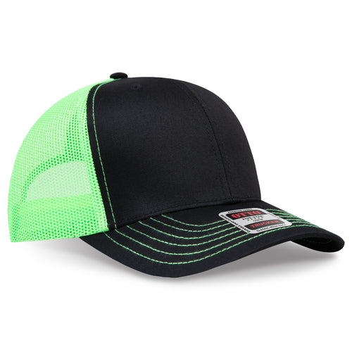 OTTO CAP® 6 Panel Mid Profile Mesh Back Trucker Hat