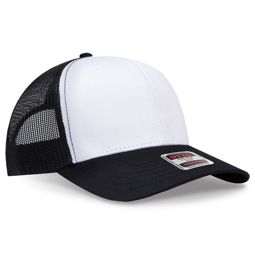 OTTO CAP® 6 Panel Mid Profile Mesh Back Trucker Hat