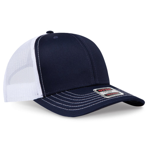 OTTO CAP® 6 Panel Mid Profile Mesh Back Trucker Hat