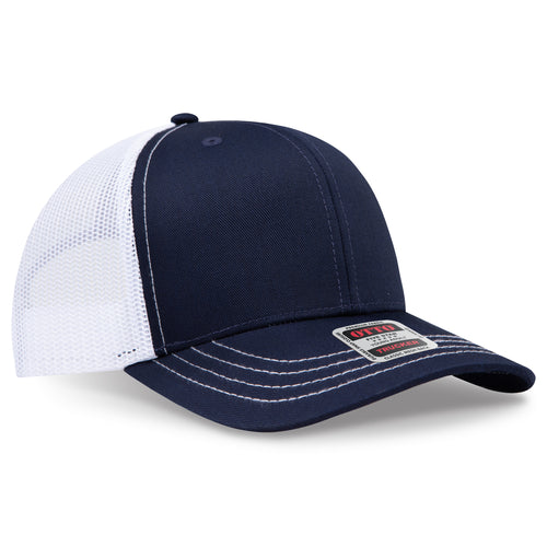 OTTO CAP® 6 Panel Mid Profile Mesh Back Trucker Hat