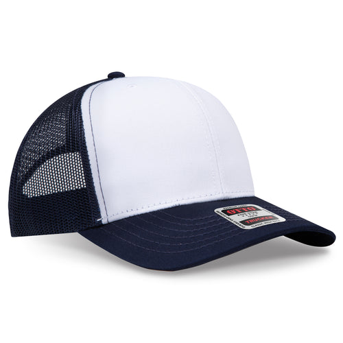 OTTO CAP® 6 Panel Mid Profile Mesh Back Trucker Hat