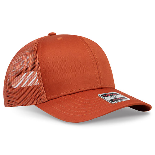 OTTO CAP® 6 Panel Mid Profile Mesh Back Trucker Hat