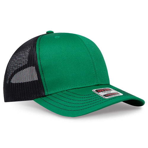 OTTO CAP® 6 Panel Mid Profile Mesh Back Trucker Hat