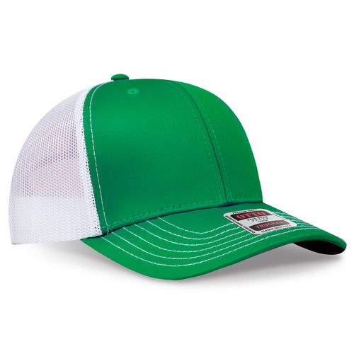 OTTO CAP® 6 Panel Mid Profile Mesh Back Trucker Hat