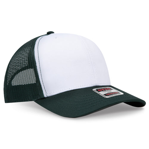 OTTO CAP® 6 Panel Mid Profile Mesh Back Trucker Hat