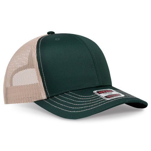OTTO CAP® 6 Panel Mid Profile Mesh Back Trucker Hat