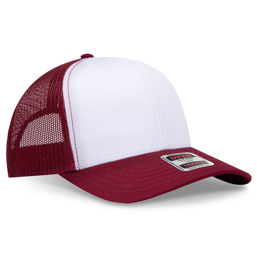 OTTO CAP® 6 Panel Mid Profile Mesh Back Trucker Hat