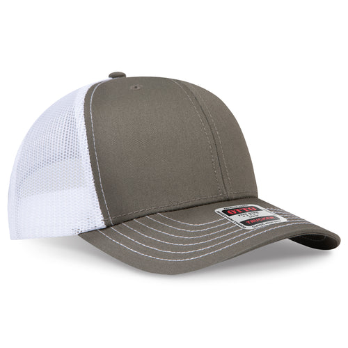 OTTO CAP® 6 Panel Mid Profile Mesh Back Trucker Hat