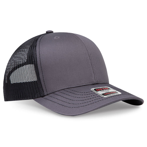 OTTO CAP® 6 Panel Mid Profile Mesh Back Trucker Hat
