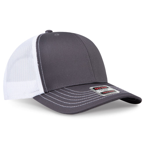 OTTO CAP® 6 Panel Mid Profile Mesh Back Trucker Hat