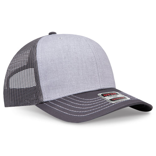 OTTO CAP® 6 Panel Mid Profile Mesh Back Trucker Hat