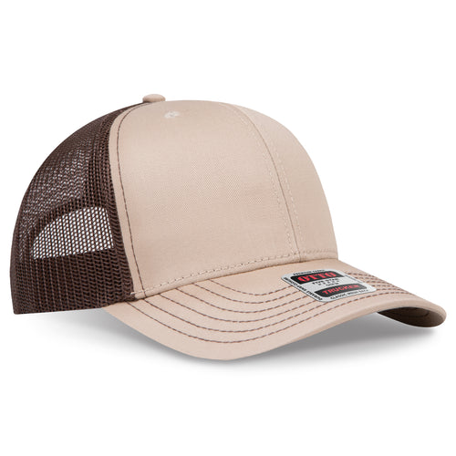 OTTO CAP® 6 Panel Mid Profile Mesh Back Trucker Hat