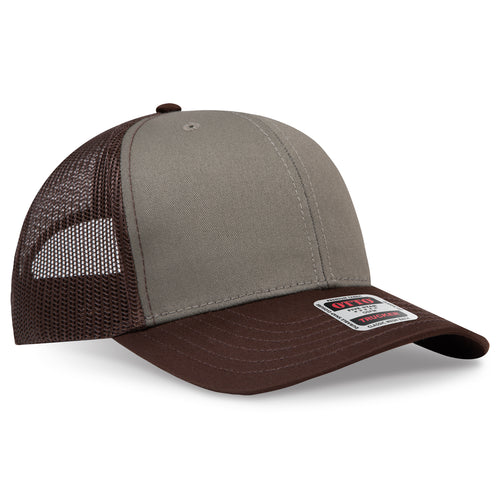 OTTO CAP® 6 Panel Mid Profile Mesh Back Trucker Hat