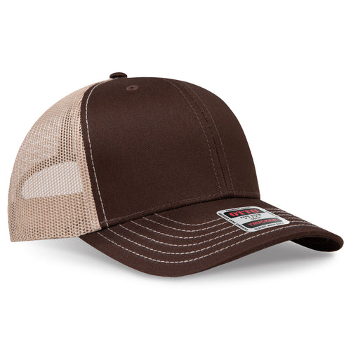OTTO CAP® 6 Panel Mid Profile Mesh Back Trucker Hat
