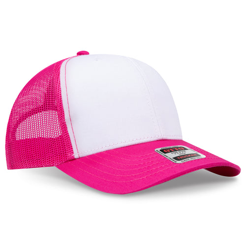 OTTO CAP® 6 Panel Mid Profile Mesh Back Trucker Hat