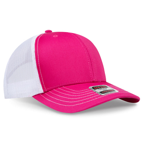 OTTO CAP® 6 Panel Mid Profile Mesh Back Trucker Hat
