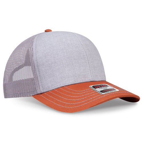 OTTO CAP® 6 Panel Mid Profile Mesh Back Trucker Hat