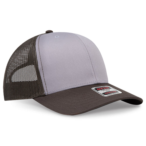 OTTO CAP® 6 Panel Mid Profile Mesh Back Trucker Hat