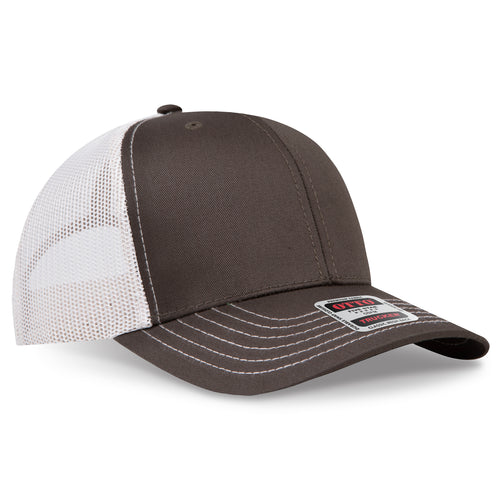 OTTO CAP® 6 Panel Mid Profile Mesh Back Trucker Hat