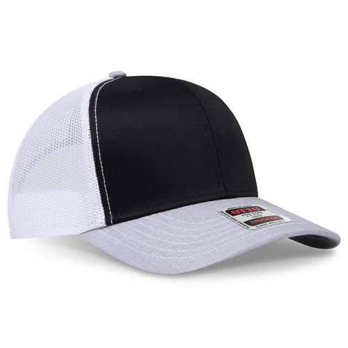OTTO CAP® 6 Panel Mid Profile Mesh Back Trucker Hat