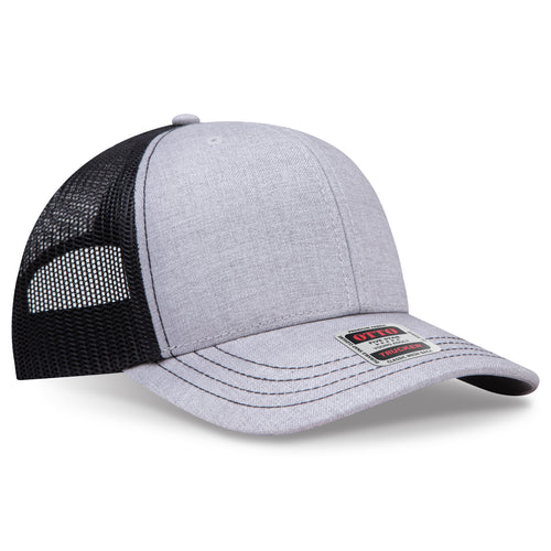 OTTO CAP® 6 Panel Mid Profile Mesh Back Trucker Hat