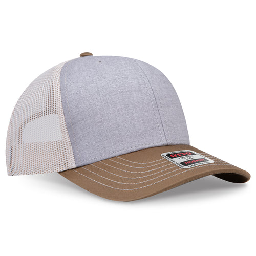 OTTO CAP® 6 Panel Mid Profile Mesh Back Trucker Hat