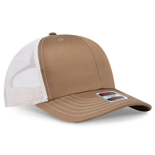 OTTO CAP® 6 Panel Mid Profile Mesh Back Trucker Hat
