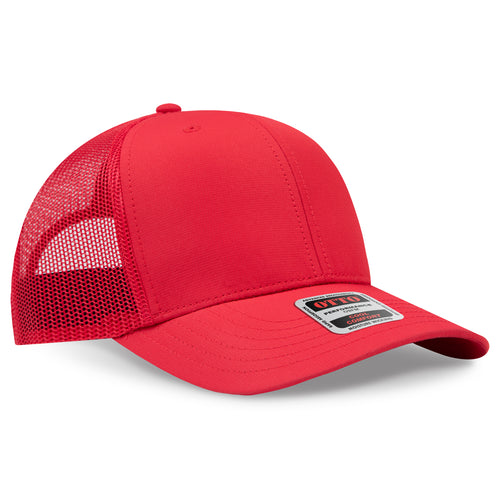 OTTO CAP® 6 Panel Mid Profile Mesh Back Trucker Hat