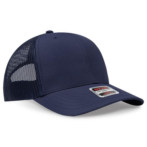 OTTO CAP® 6 Panel Mid Profile Mesh Back Trucker Hat